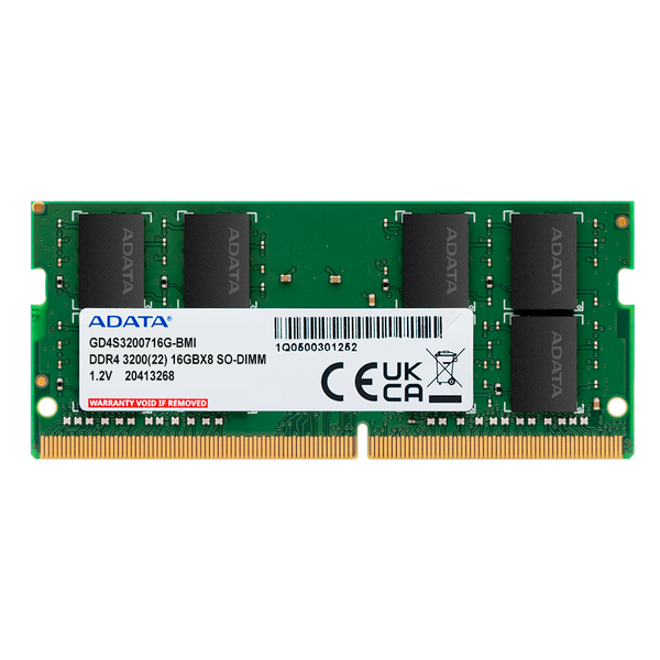 MEMORIA DDR4 16GB PORTATIL 3200 ADATA SODIMM – INGESOFT MN