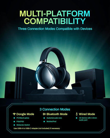DIADEMA INALAMBRICA KOFIRE UG-06 BLUETOOTH CON CANCELACIÓN DE RUIDO