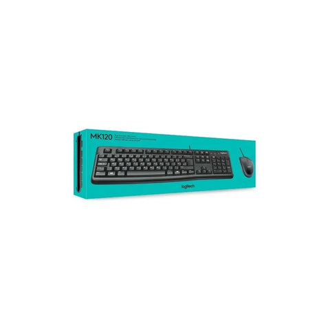 COMBO LOGITECH MK120 TECLADO + MOUSE USB