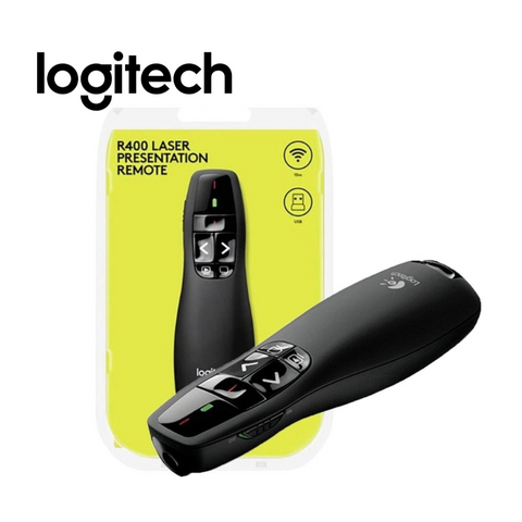 Apuntador Laser Logitech R400 Presentation Remote Negro