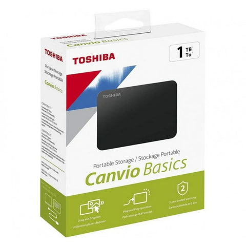 DISCO DURO EXTERNO TOSHIBA CANVIO BASIC 1 TERA 2.5" USB