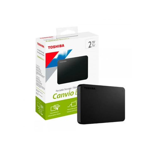 DISCO DURO EXTERNO TOSHIBA CANVIO BASICS 2 TERAS 2.5" USB