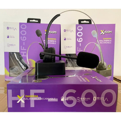 DIADEMA INALAMBRICA RECARGABLE HF-600 XKIM