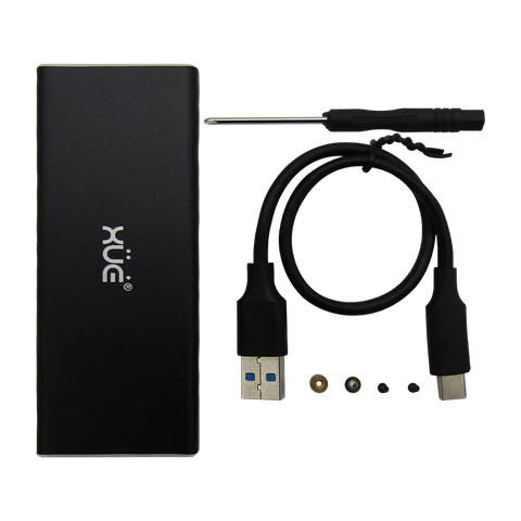 CASE 2.5" USB 3.1 XUE M.2 SSD NVMe TIPO C