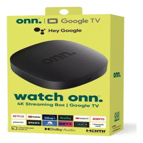 WATCH ONN STREAMING TV COLOR NEGRO TIPO DE CONTROL REMOTO DE VOZ