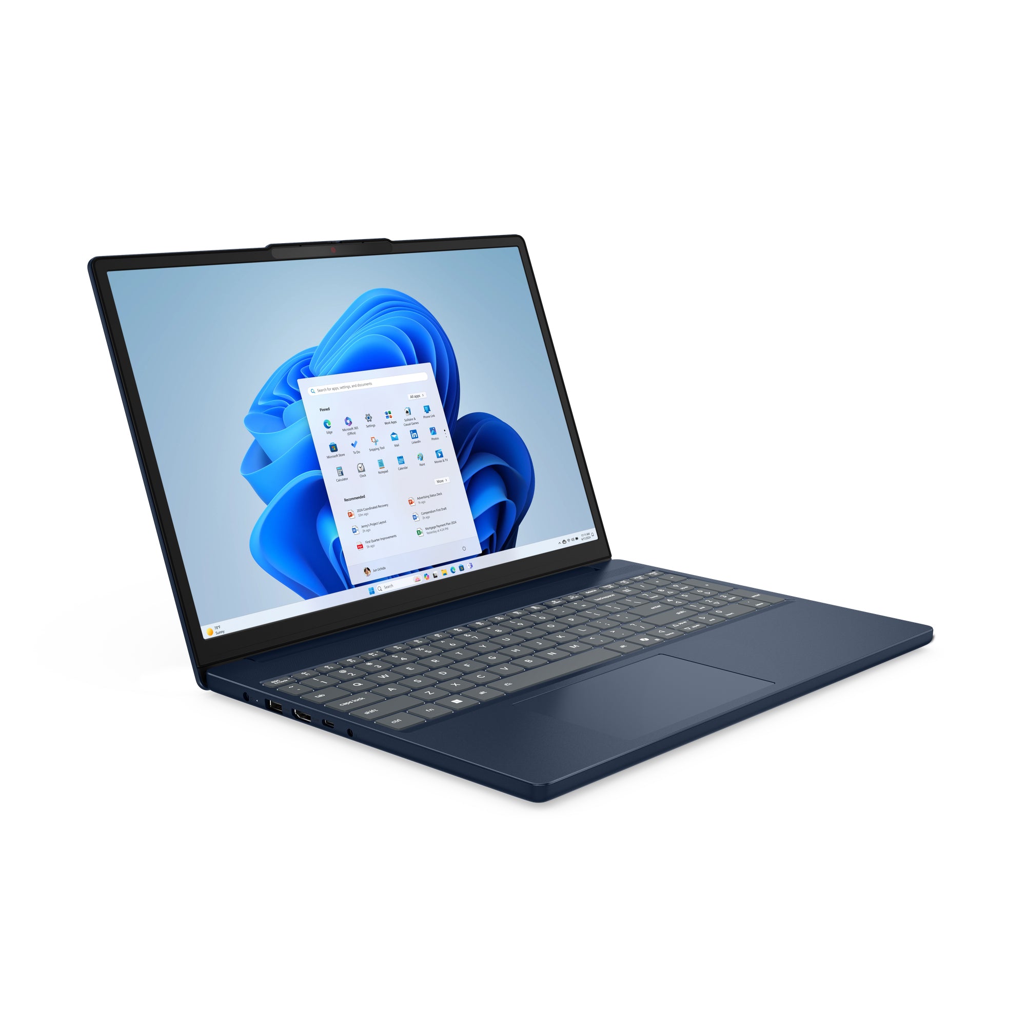 PORTÁTIL LENOVO SLIM 3 15AHP10 AMD RYZEN 5 8640HS 8GB DDR5 512GB SSD 15,3" WUXGA