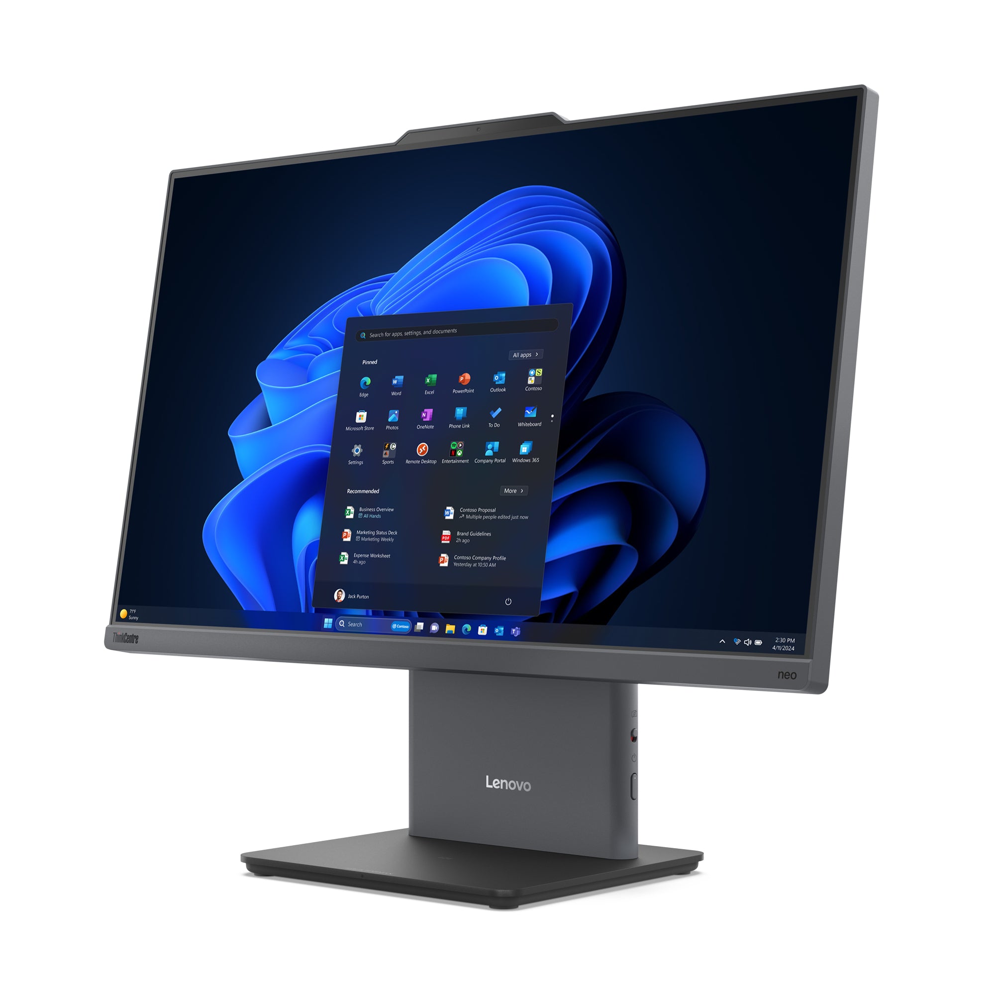 AIO THINKCENTRE NEO 50A 24 GEN 5 INTEL CORE I5 13420H 8GB DDR5 512GB SSD 23,8" FHD