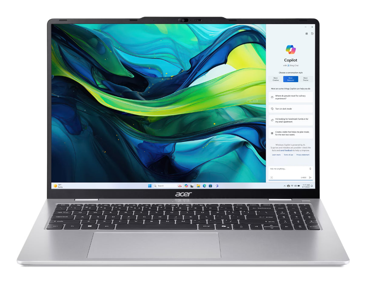 PORTÁTIL ACER AL16-53P-56S5 INTEL CORE ULTRA 5 115U 16GB DDR5 512GB SSD 16" WUXGA