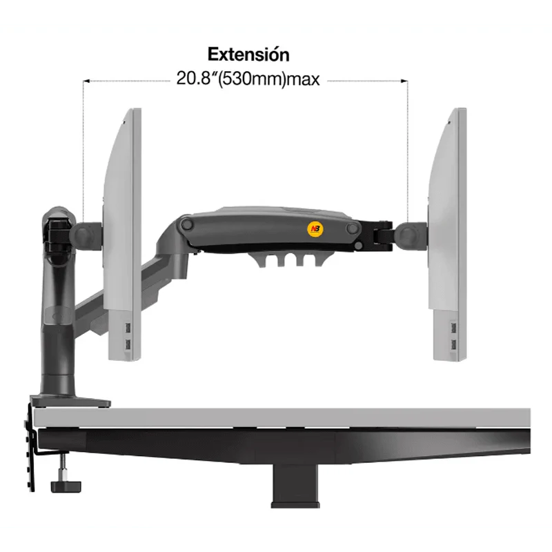 Brazo soporte monitor 17-32" NB F80