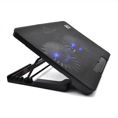 Base Refrigerante Doble Ventilador A2 | Silencioso | 2 Usb Color Negro
