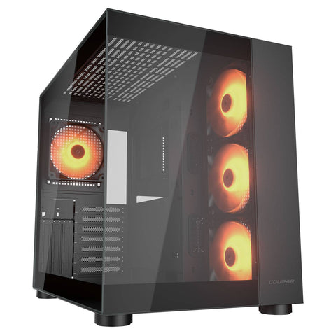 Chasis Cougar FV150 RGB Black 4.fan 120mm ARGB Gamer Negro Tipo Pecera