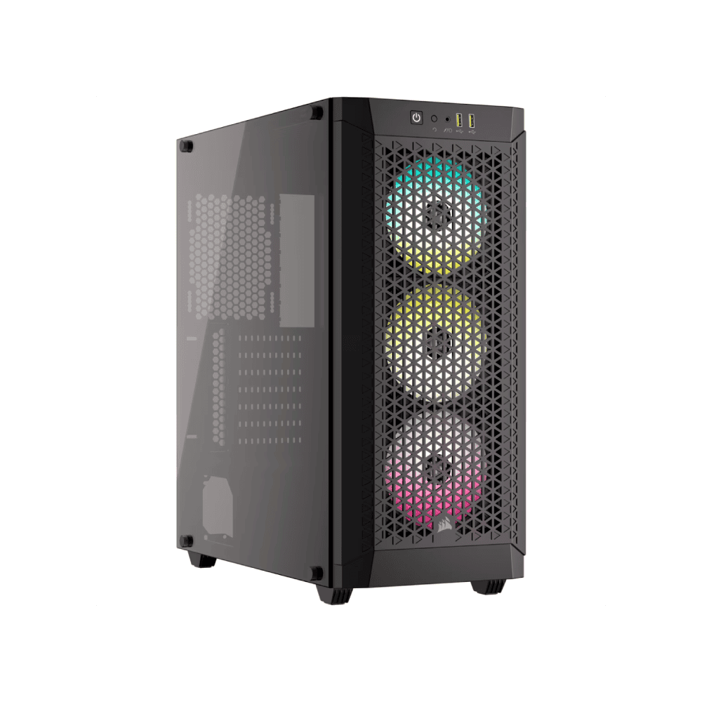 CHASIS CORSAIR 480T AIRFLOW 3.FAN 120MM ARGB NEGRA