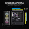 CHASIS CORSAIR 480T AIRFLOW 3.FAN 120MM ARGB NEGRA