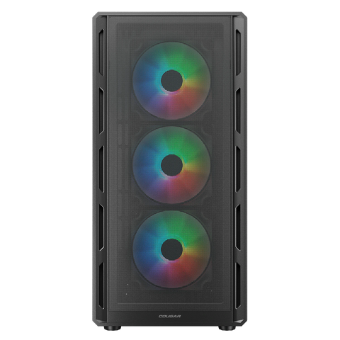 CHASIS COUGAR AIRFACE PURE ATX 4.FAN 120MM ARGB MALLA FRONTAL