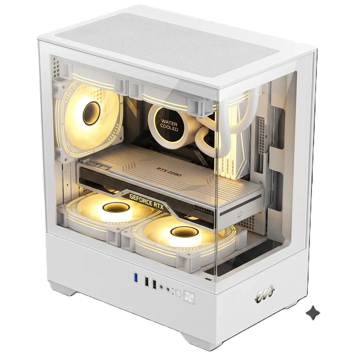 CHASIS EVA COSMIC 11M Mini-ITX 3.VENTILADOR 120MM ARGB NEGRA o BLANCA