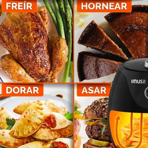 FREIDORA IMUSA AIR FRYER ESENCIAL 3.2 LITROS SIN ACEITE