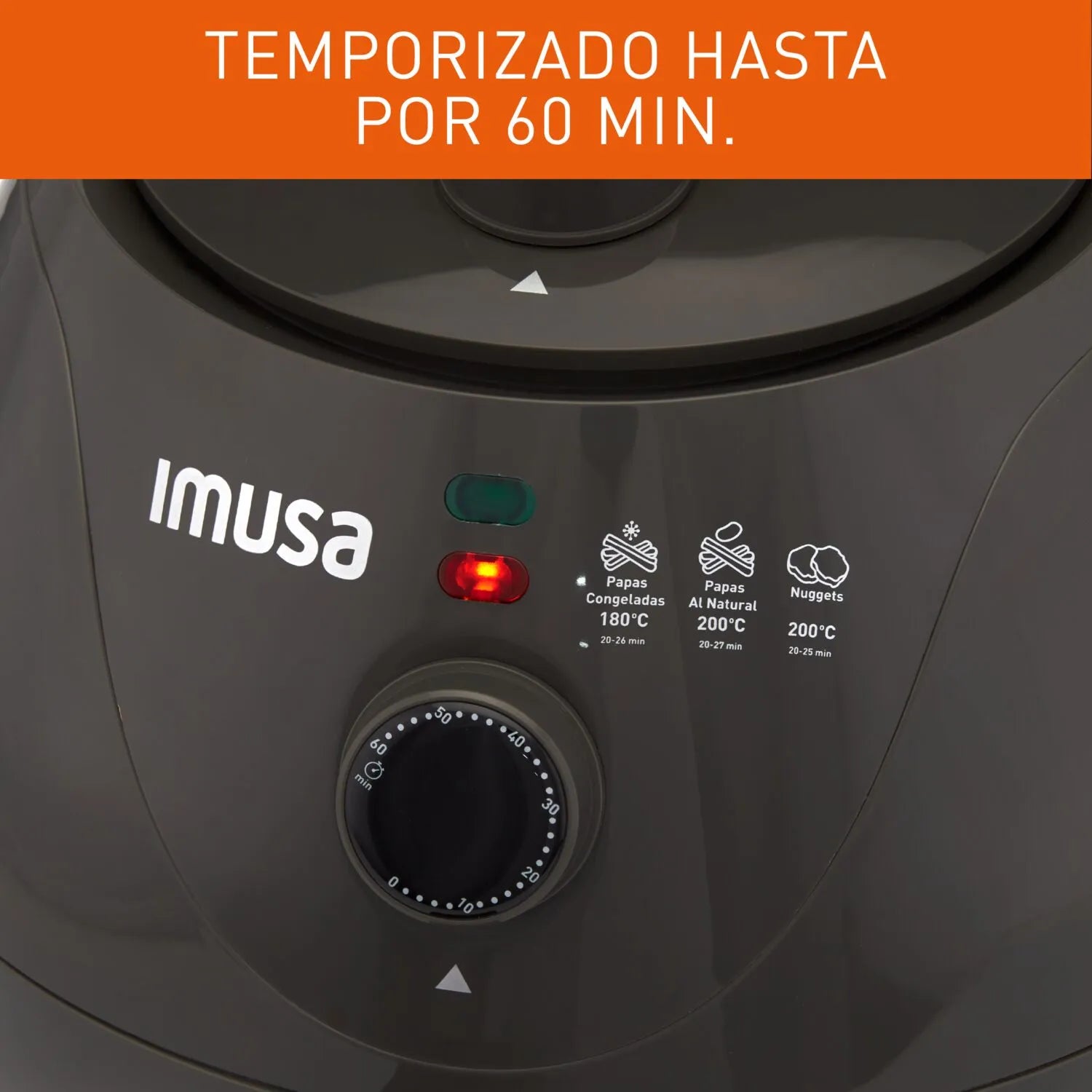 FREIDORA IMUSA AIR FRYER ESENCIAL 3.2 LITROS SIN ACEITE
