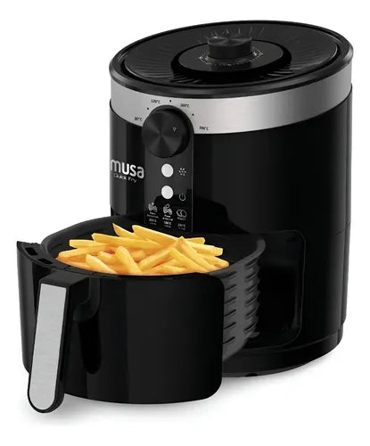 Freidora Quick Fry 3,5l Negra Imusa Color Negro 110v