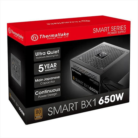 FUENTE THERMALTAKE 650W 80+ BRONZE SMART BX1