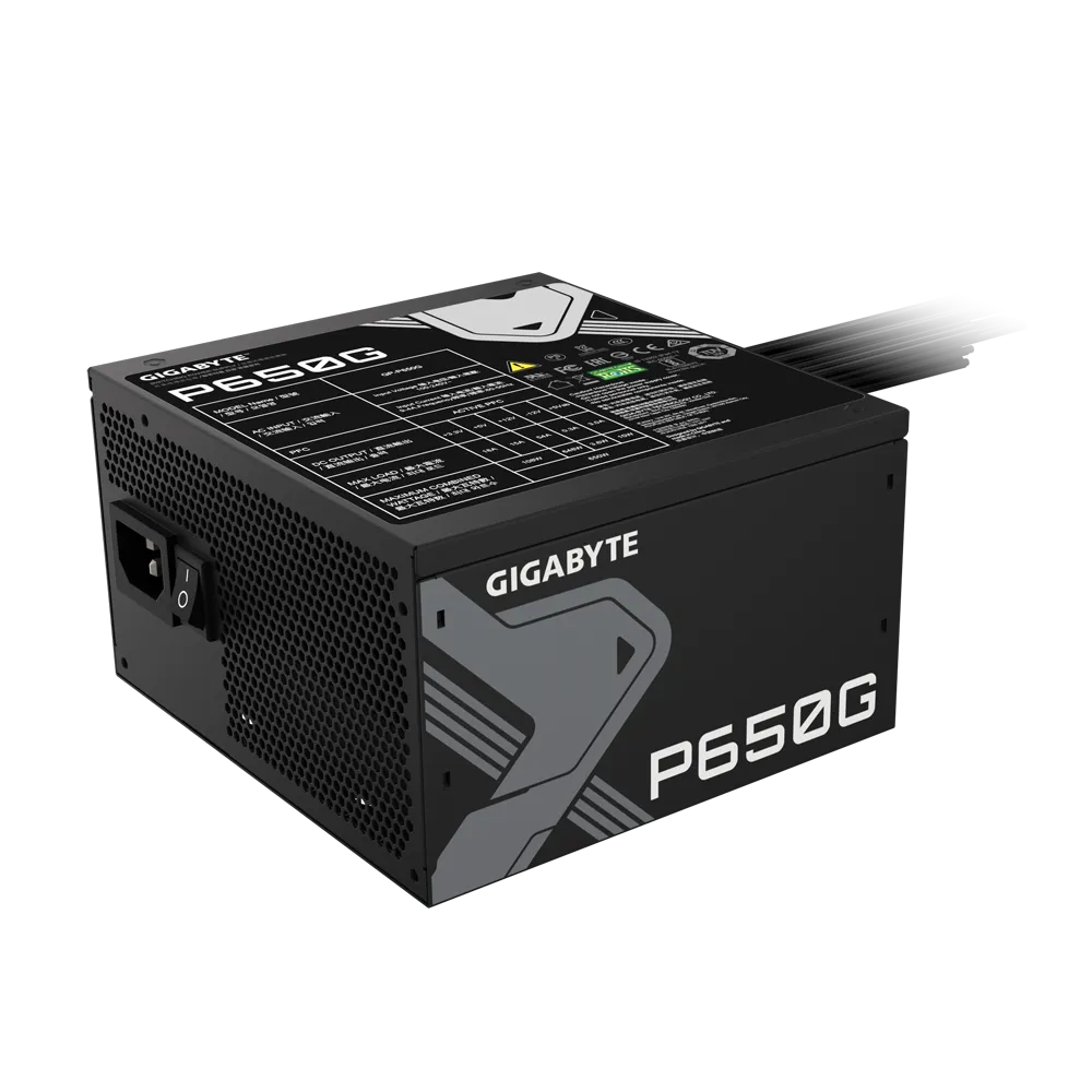 FUENTE GIGABYTE 650W CERTIFICADA 80+ GOLD