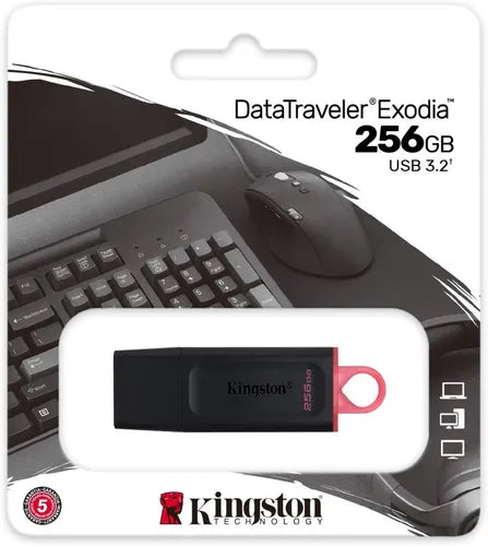 MEMORIA USB KINGSTON DATATRAVELER 3.2 256GB
