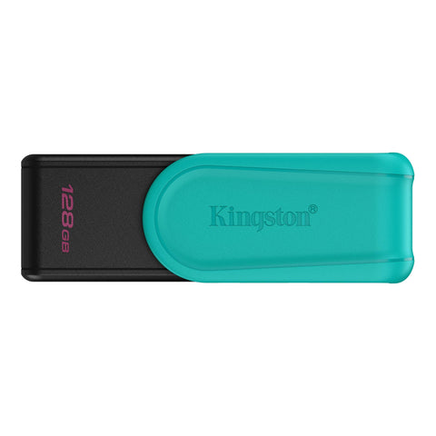 MEMORIA USB KINGSTON 128GB DATATRAVELER 3.2 EXODIA S  NEGRO/VERDE