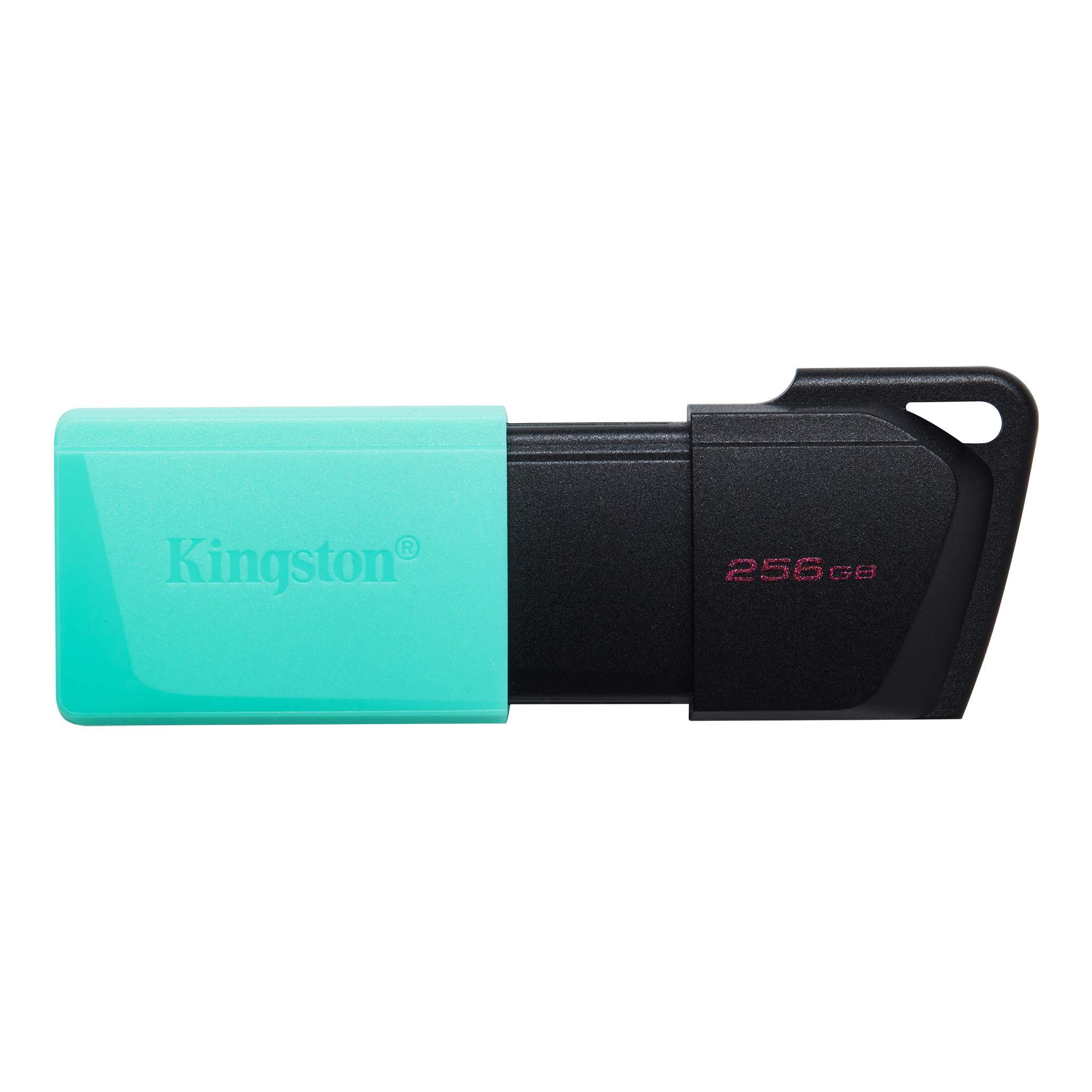 MEMORIA USB KINGSTON DATATRAVELER 3.2 DTX M 256GB NEGRA / AZUL TURQUESA