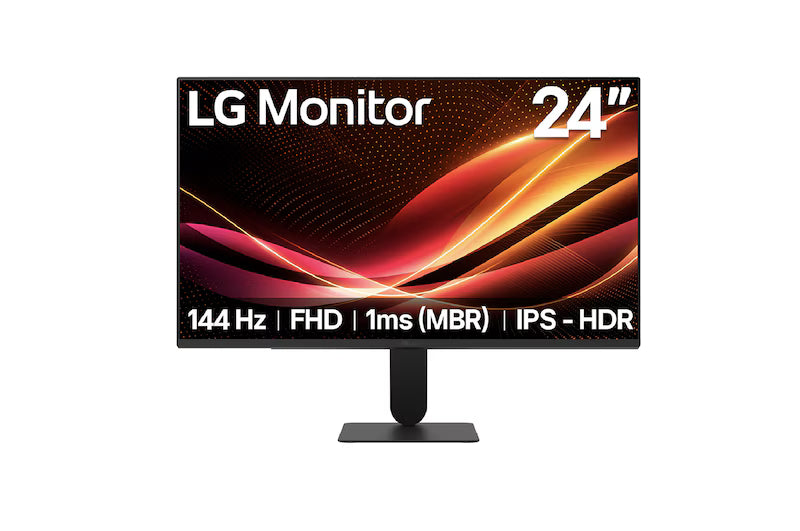 MONITOR GAMER LG 24" IPS FHD 24U411B-B 144Hz 1Ms HDMI/VGA