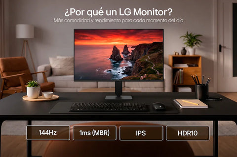 COMPUTADOR PG AMD RYZEN 7 5700G RAM16GB LG 24" 144Hz