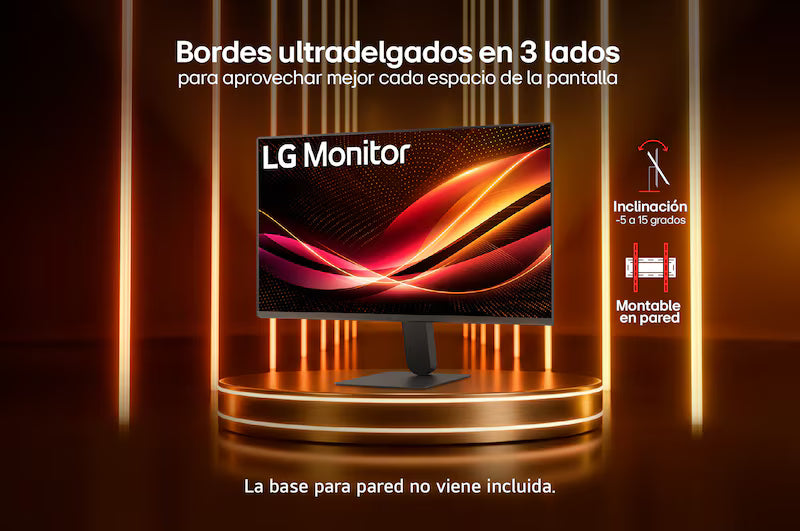 MONITOR GAMER LG 24" IPS FHD 24U411B-B 144Hz 1Ms HDMI/VGA