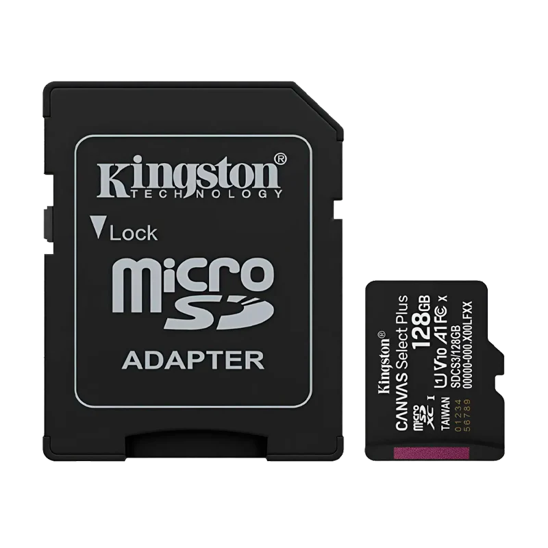 MEMORIA MICROSD KINGSTON CANVAS SELECT PLUS 128GB – VELOCIDAD Y ESPACIO SIN LÍMITES