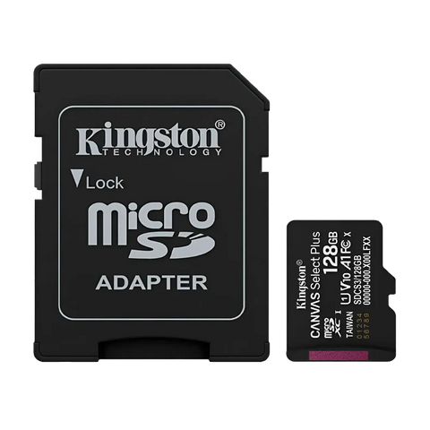 MEMORIA MICROSD KINGSTON CANVAS SELECT PLUS 128GB – VELOCIDAD Y ESPACIO SIN LÍMITES
