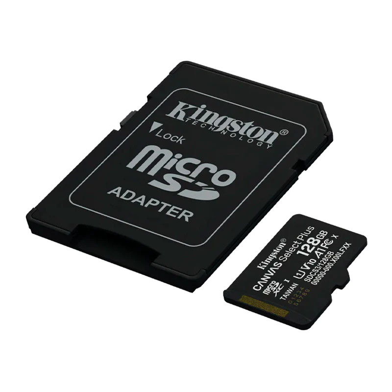 MEMORIA MICROSD KINGSTON CANVAS SELECT PLUS 128GB – VELOCIDAD Y ESPACIO SIN LÍMITES