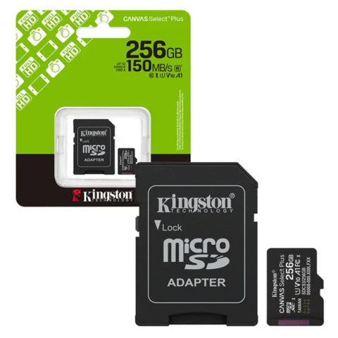 MEMORIA KINGSTON MICRO SD 256GB 150MB/s V10 A1 SDCS3