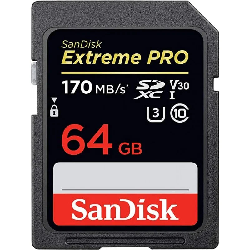 MEMORIA SD 64 GB SANDISK EXTREME PRO 4K 170/90