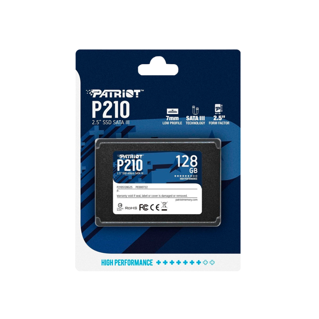 DISCO SSD PATRIOT 128GB SATA P210 500MB/s