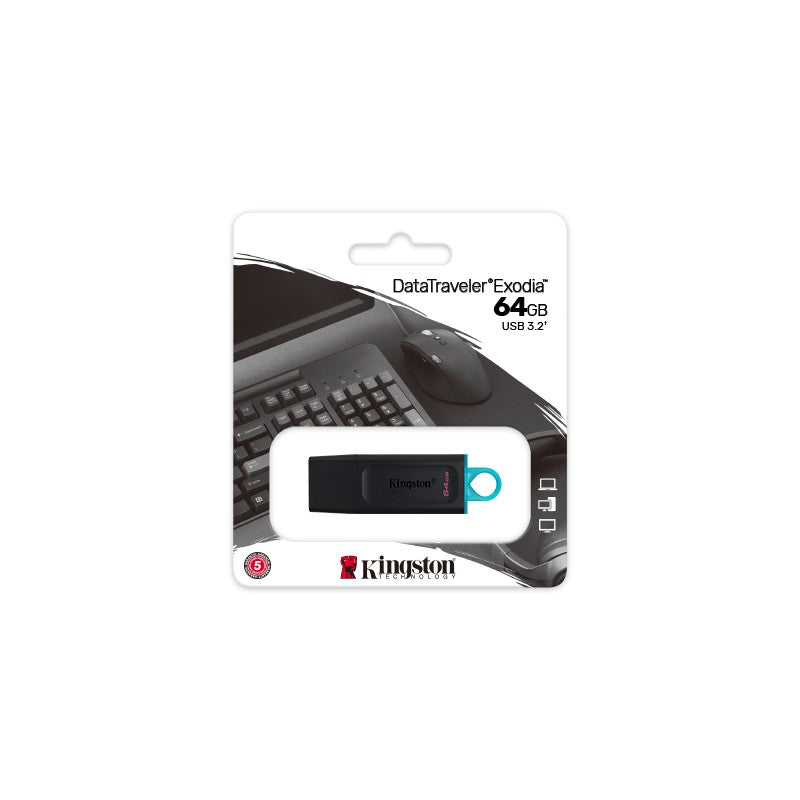 MEMORIA USB KINGSTON 64 GB USB 3.2