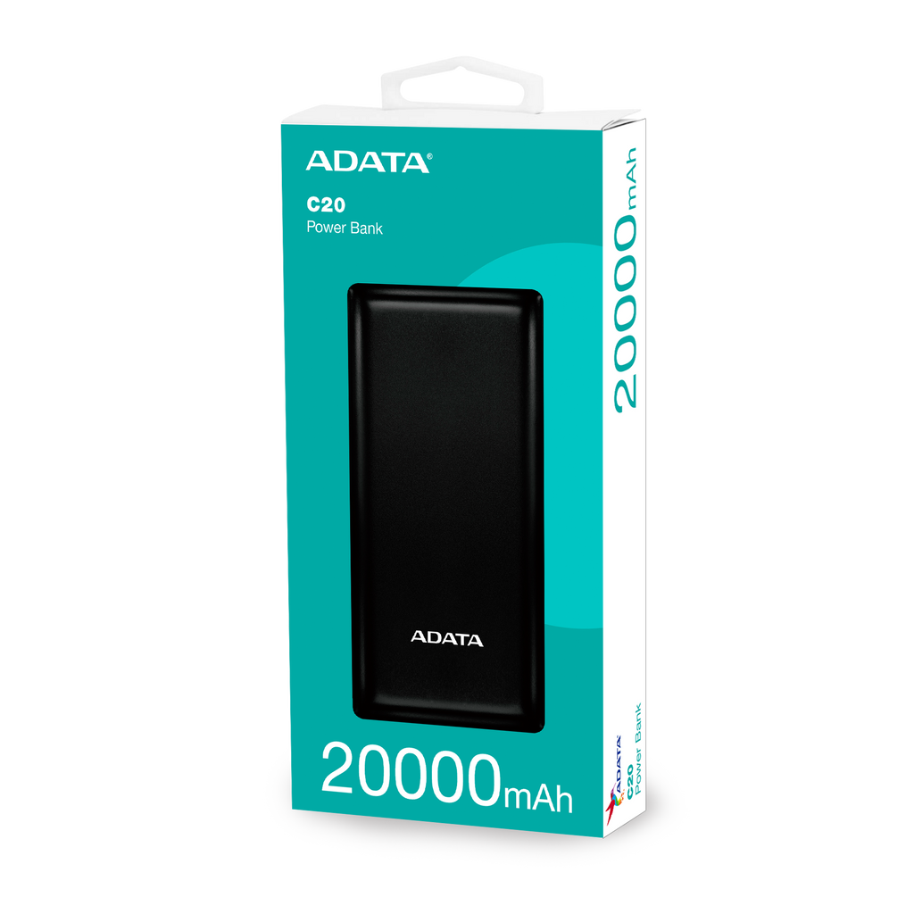 Power Bank Adata C20 P20000 Qcd 20.000 Tipo C / 2.usb Qc3.0