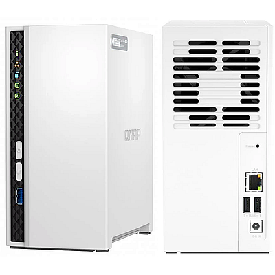 Servidor Qnap Nas Ts233 Arm Cortex-a55 2 Bahias Ram 2gb