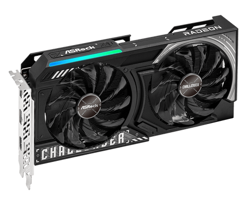 TARJETA DE VIDEO ASROCK RX 9060 xt 16GB DDR6 2.FAN CHALLENGER POTENCIA 1440P