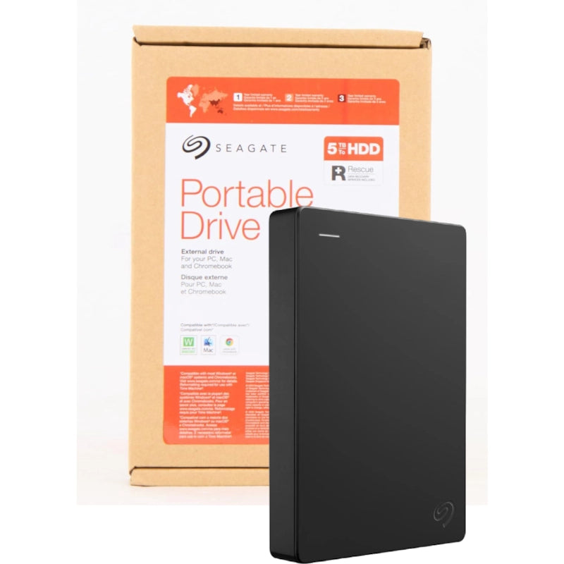 DISCO DURO EXTERNO 5TB SEAGATE PORTABLE STORAGE RESCUE