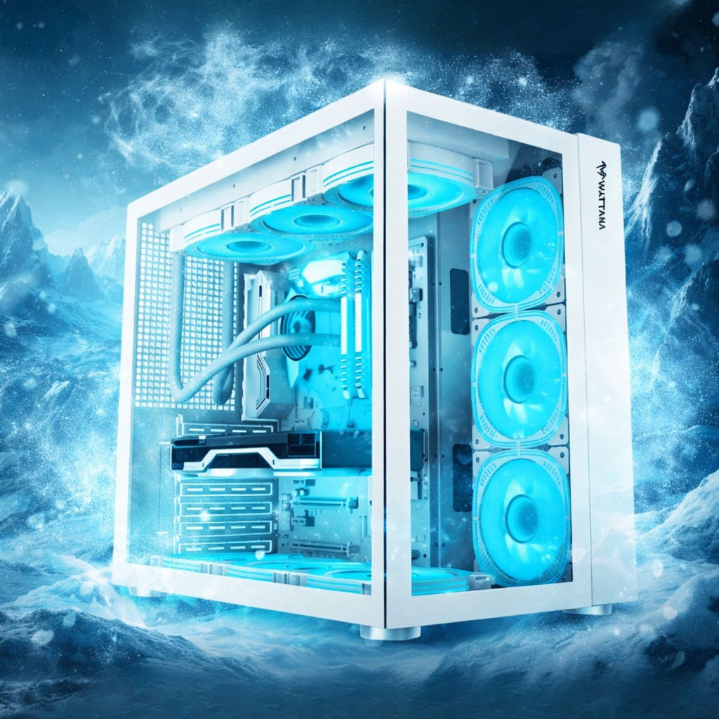 Chasis Wattana Artico Snow 7. Fan Rgb 120mm Blanco