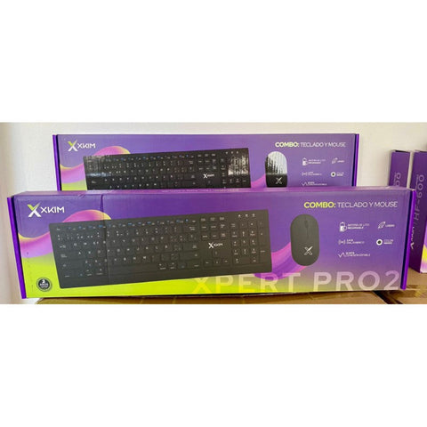 COMBO XKIM INALAMBRICO RECARGABLE TEC+MOUSE XPERT PRO 2