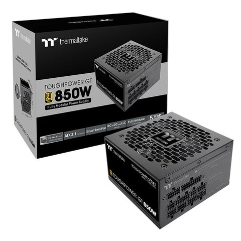 FUENTE THERMALTAKE 850W 80+ GOLD MODULAR TOUGHPOWER GT
