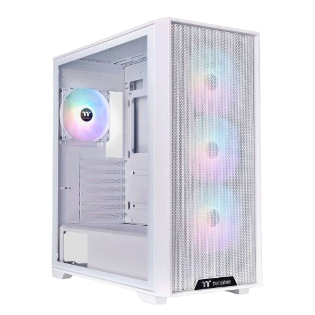 CHASIS THERMALTAKE H390 TG BLANCA 4.FAN ARGB FUENTE 750W 80+ BRONZE