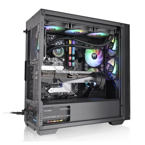 Chasis Thermaltake S200 Tg Argb Black  3. VENTILADORES 120MM ARGB