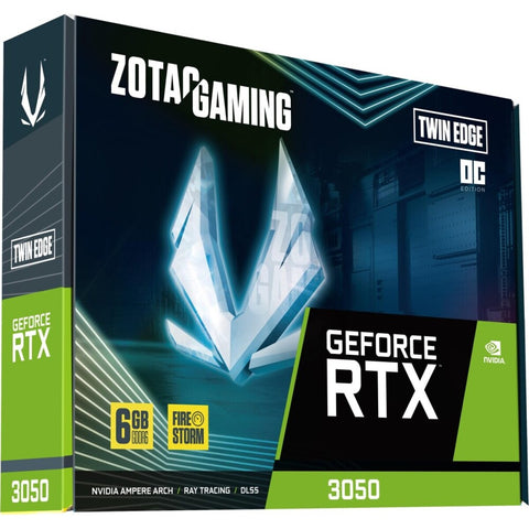 TARJETA VIDEO ZOTAC GeFORCE GAMING RTX 3050 6GB DDR6 2.FAN