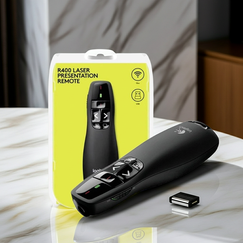 Apuntador Laser Logitech R400 Presentation Ideal para conferencias