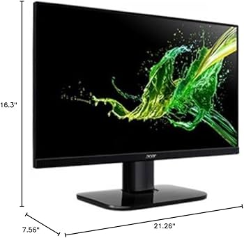 MONITOR ACER KA242Y 23.8" 144Hz 1Ms IPS FHD SIN BORDES