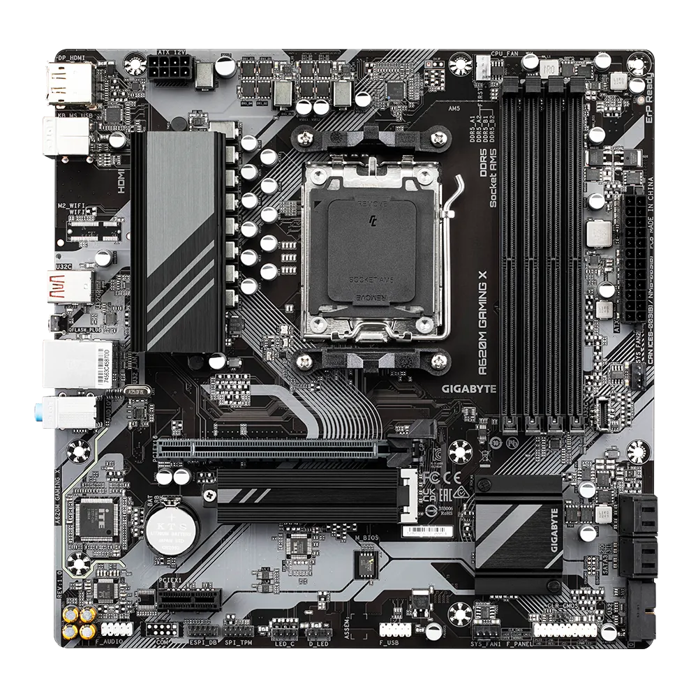 BOARD GIGABYTE A620M GAMING X AM5 DDR5 RYZEN AMD Ryzen™7000 AM5